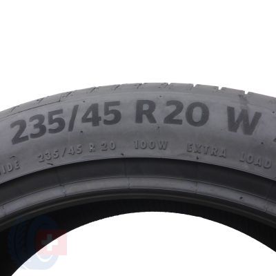 6. 4 x CONTINENTAL 235/45 R20 100W XL PremiumContact 6 Lato 2018 Jak Nowe