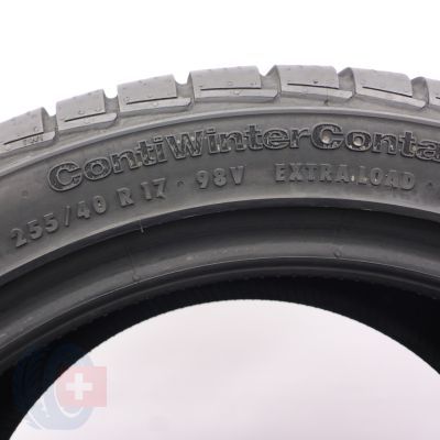 6. Opony 255/40 R17 2x CONTINENTAL 98V XL ContiWinterContact TS 790 V Zimowe 2016  8,5mm 