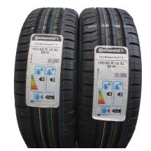 2 x CONTINENTAL 185/60 R15 88H XL ContiEcoContact 5 Lato 2017 Jak Nowe