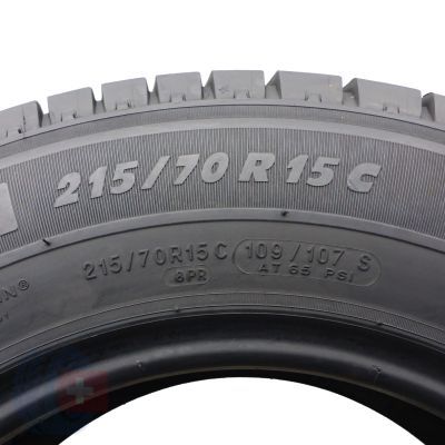 6. 4 x MICHELIN 215/70 R15C 109/107S Agilis 2015 Lato 7,5-9,2mm