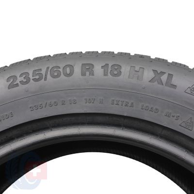 6. 4 x CONTINENTAL 235/60 R18 107H XL WinterContact TS850P Zima 2016 6-6,5mm