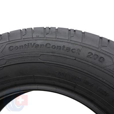 6. 2 x CONTINENTAL 205/75 R16C 113/111R ContiVanContact 200 Lato 2021 8,5mm