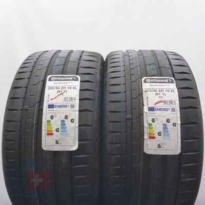 Opony 255/30 R19 2x CONTINENTAL 91Y XL SportContact7 Letnie 2021 Nieużywane
