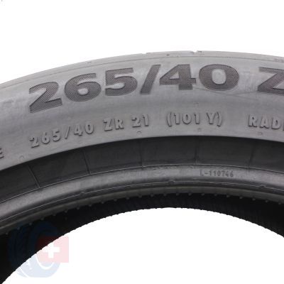 5. Opona 265/40 ZR21 1x CONTINENTAL 101Y SportContact 7 MGT Letnia 2024 6,8mm