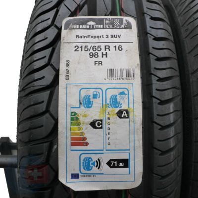 4. 2 x UNIROYAL 215/65 R16 98H SUV RainExpert 3 Lato 2020 Jak Nowe Nieużywane