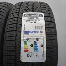 3. Opony 225/45 R17 4x CONTINENTAL 91H WinterContact TS860S RunFlat BMW Zimowe 2022 Jak Nowe Nieużywane 