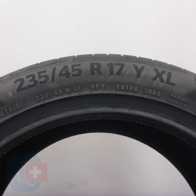 6. Opony 235/45 R17 4x CONTINENTAL 97Y XL PremiumContact6 Letnie 2021 Nieużywana