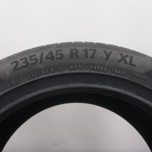 6. Opony 235/45 R17 4x CONTINENTAL 97Y XL PremiumContact6 Letnie 2021 Nieużywana