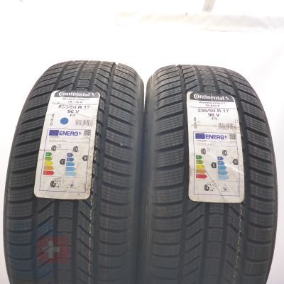 4. Opony 235/50 R17 4x CONTINENTAL 96V WinterContact TS 870 P Zimowe 2022 