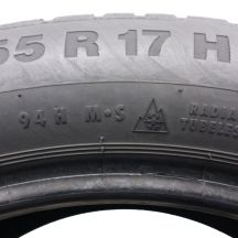 2. 2 x CONTINENTAL 215/55 R17 94H WinterContact TS850P Seal Zima 6,8mm 2016