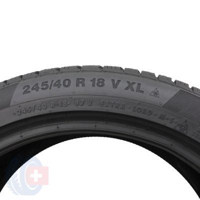 5. 2 x CONTINENTAL 245/40 R18 97V XL WinterContact TS850P Zima 2015 7mm