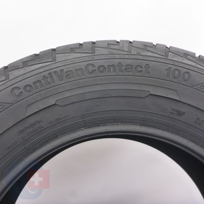 4. Opona 215/65 R15C 1x CONTINENTAL 104/102T ContiVanContact 100 Letnia 2021 Jak Nowa Nieużywana