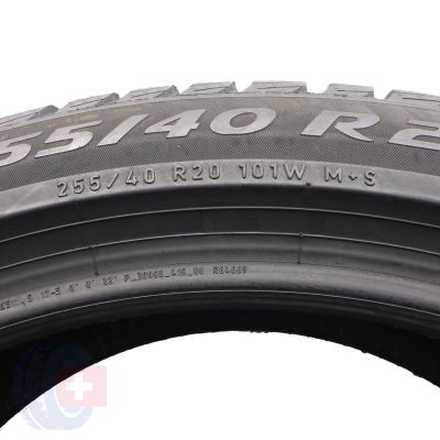 4. Opony 255/40 R20 2x PIRELLI 101W XL Sottozero 3 Winter AO Zimowe 2021 6,2mm