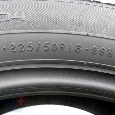 3. 4 x NOKIAN 225/50 R18 99H XL WR D4 Zima DOT18/17 6,7-7mm