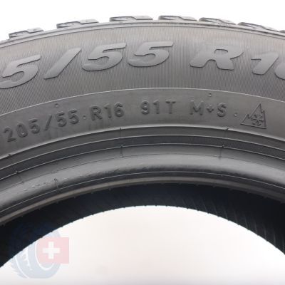 5. Opony 205/55 R16 2x PIRELLI 91T Winter Cinturato Zimowe 2020 Jak Nowe 8mm