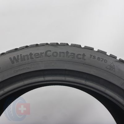 8. Opony 225/45 R17 4x CONTINENTAL 94H WinterContact Ts870 Zimowe 2021, 2022 6,8-7,5mm
