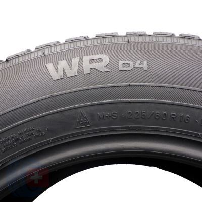 5. Opony 225/60 R16 2x NOKIAN 102V XL WR D4 Zimowe 2019 Nieużywane 
