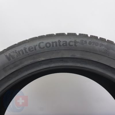 6. Opony 255/45 R20 4x CONTINENTAL 101T WinterContact TS 870 P Zimowe 2024 Jak Nowe