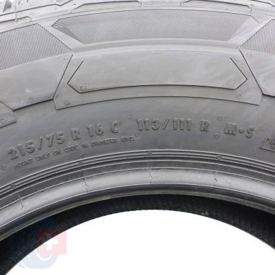6. Opony 215/75 R16C 4x CONTINENTAL 113/111R VanContact Winter Zimowe 2024 8,5-9,5mm