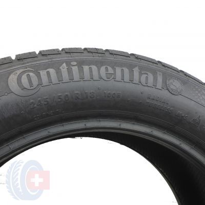 4. 2 x CONTINENTAL 245/50 R18 100H ContiWinterContact  TS810 S  RFT Zima 7.5mm