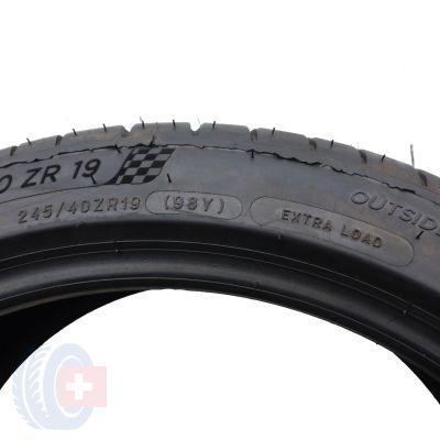 4. 2 x MICHELIN 245/40 ZR19 97Y Pilot Sport 4 Lato 2020 Jak Nowa Nieużywane