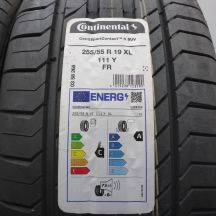 2. Opony 255/55 R19 4x CONTINENTAL 111Y ContiSportContact 5 SUV Letnie 2022/23 Nieużywane