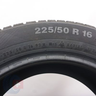 7. Opony 225/50 R16 4x CONTINENTAL 92H ContiWinterContact TS 830 P Zimowe 2022 