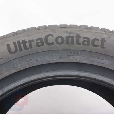 6. Opony 215/55 R16 4x CONTINENTAL 99V XL UltraContact Letnie 2022 