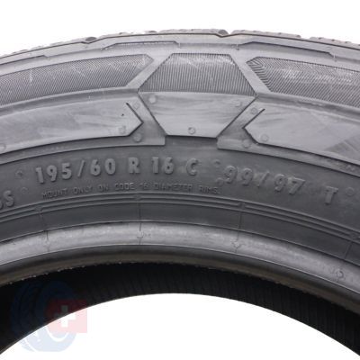 3. 4 x CONTINENTAL 195/60 R16C 99/97T VanContact Winter Zima 2020 Jak Nowe Nieużywane 