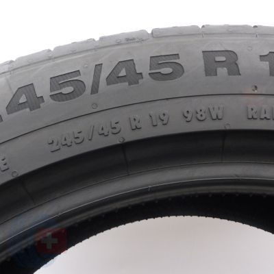 4. Opona 245/45 R19 1x CONTINENTAL 98W ContiSportContact 5 Letnia 2017 6,5mm