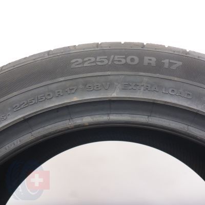 5. Opony 225/50 R17 2x CONTINENTAL 98V XL ContiPremiumContact 2 SEAL Letnie 2022 Jak Nowe