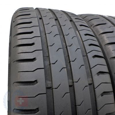3. 2 x CONTINENTAL 185/50 R16 81H ContiEcoContact 5 Lato DOT19/17 6,7mm