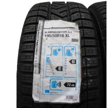 4. Opony 195/50 R16 4x PIRELLI 88H XL Winter 210 SnowControl Serie 3 Zimowe 2020 Jak Nowe Nieużywane