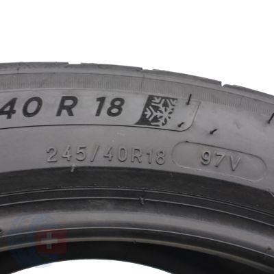 6. 4 x MICHELIN 245/40 R18 97V XL PilotApin 5 Zima 2022 7mm Jak Nowe