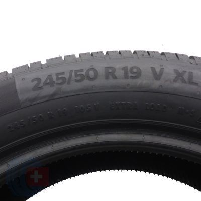 5. 2 x CONTINENTAL 245/50 R19 105V XL BMW RUNFLAT WinterContact TS860S SSR Zima 2023 7,2mm