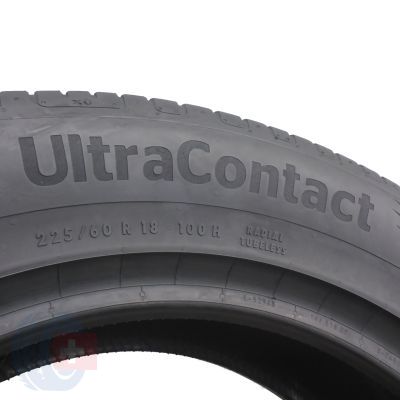 6. 4 x CONTINENTAL 225/60 R18 100H UltraContact Lato 2022 6-6.5mm