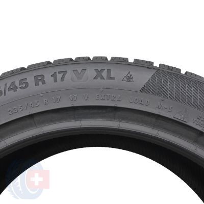 5. 4 x CONTINENTAL 235/45 R17 97V XL WinterContact TS850P Zima 2018 Jak Nowe