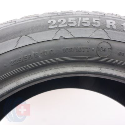 6. Opony 225/55 R17C 4x CONTINENTAL 109/107T VancoWinter 2 Zimowe 2018 6,8mm