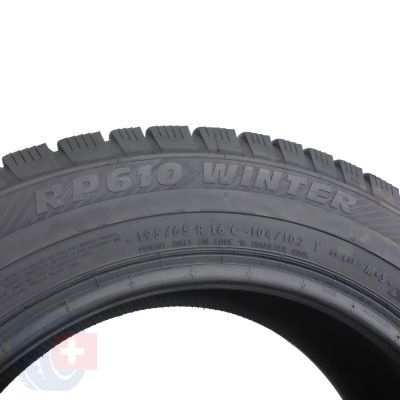 5. 2 x PLATIN 195/65 R16C 104/102T RP 610 Winter 2019 Zima 9mm Jak Nowe