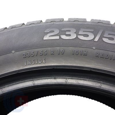 6. 4 x CONTINENTAL 235/55 R19 101H CrossContact Winter AO Zima 6-7,5mm 2022