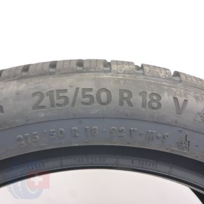 9. Opony 215/50 R18 4x CONTINENTAL 92V  WinterContact TS870 P Zimowe 2024 Nieużywane 