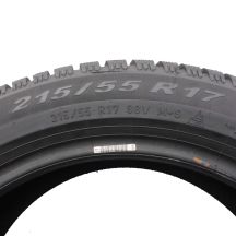 8. Opony 215/55 R17 4x PIRELLI 98V XL Winter 2 Cinturato Zimowe 2024 Jak Nowe 8,8-9mm
