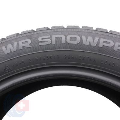 5. 2 x NOKIAN 215/55 R17 98H XL WR Snowproof 2020/21 Zima 6,2-6,8mm