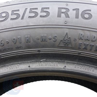 2. Opony 195/55 R16 2x BARUM 91H XL Polaris 5 Zimowe 2021 7,2-8mm
