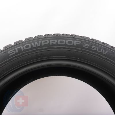 8. Opony 215/55 R18 4x NOKIAN 95T Snowproof 2 SUV Zimowe 2023 Jak Nowe 8-8,2mm
