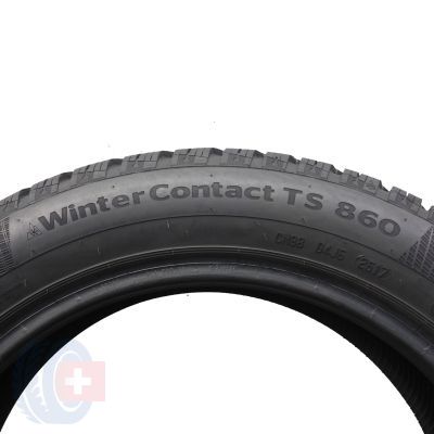 6. 2 x CONTINENTAL 185/55 R16 87T XL WinterContact TS 860 Zima 2017 7,2-7,5mm