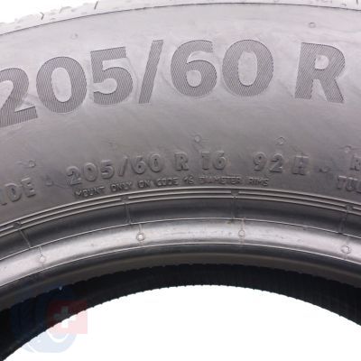 5. 4 x CONTINENTAL 205/60 R16 92H EcoContact 6 Lato 6,2mm 2022/24