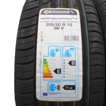 2. 4 x CONTINENTAL 205/50 R15 86V ContiPremiumContact 2 Lato 2020 Jak Nowe