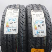 3. Opony 195/60 R16C 4x CONTINENTAL 99/97H ContiVanContact 100 Letnie 2019 Jak Nowe 