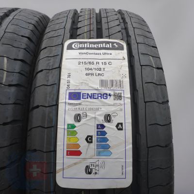 2. Opony 215/65 R15C 4x CONTINENTAL 104/102T VanContact Ultra Letnie 2023
